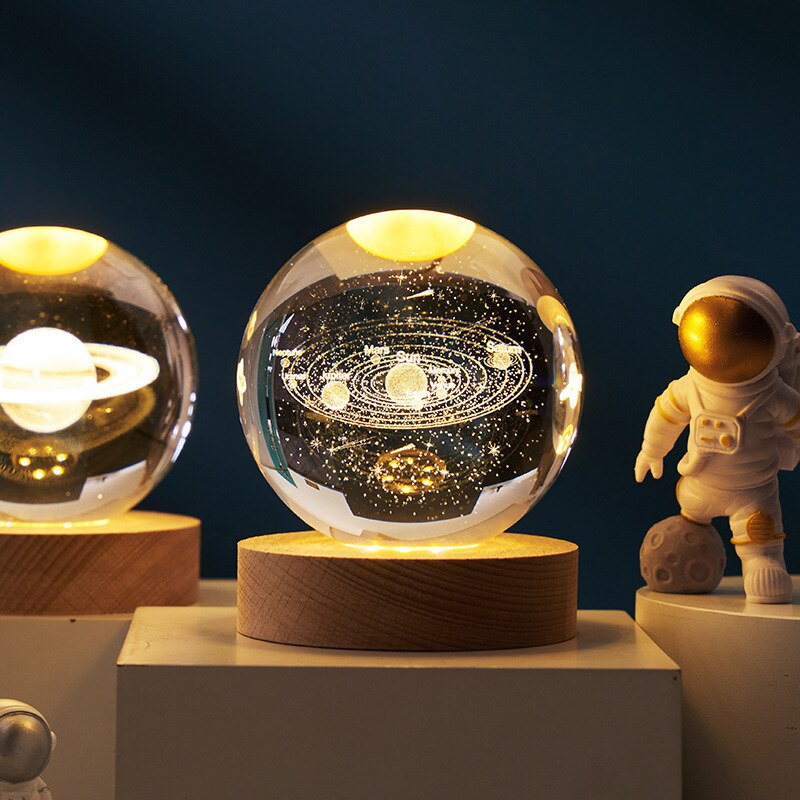 Lámpara decorativa espacial 3D - Brillo cósmico