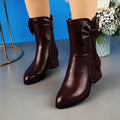 Women's Winter Soft Leather Boots - Winter Soft