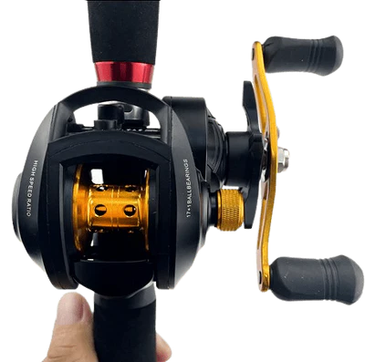 Carrete de pesca Ghotda GF2000 con 18 rodamientos y freno de 8 kg