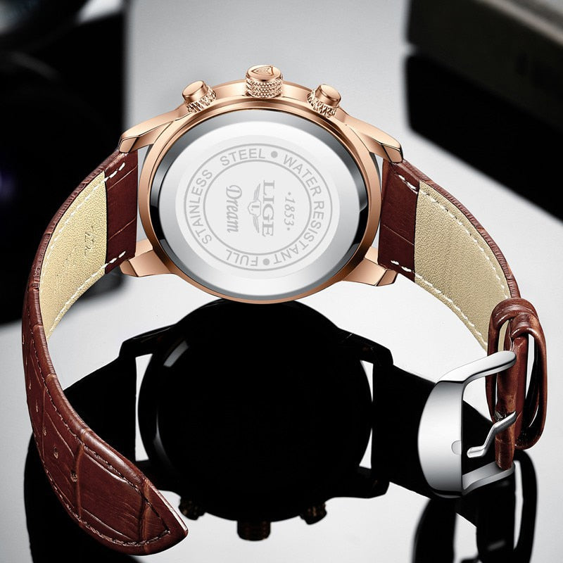 Lige Model Quartz Men's Watch