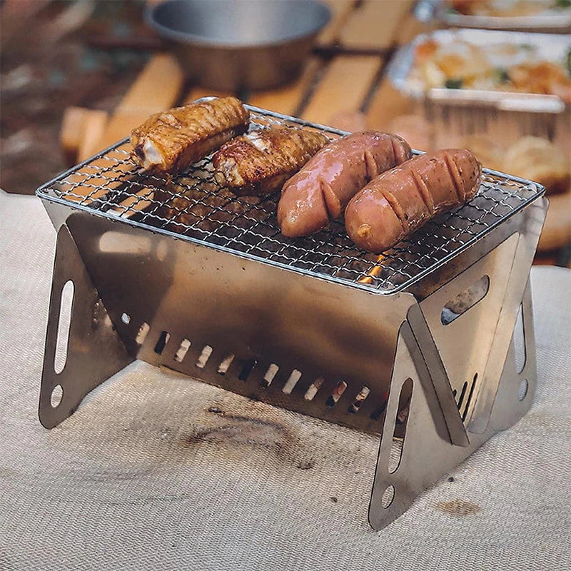 Multifunctional Portable Stainless Steel Barbecue Grill - Grill Master