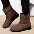 Women's Waterproof Velvet Winter Boots - CozyWarm