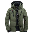 Jaqueta Masculina de Inverno Térmica com Capuz - IceShield