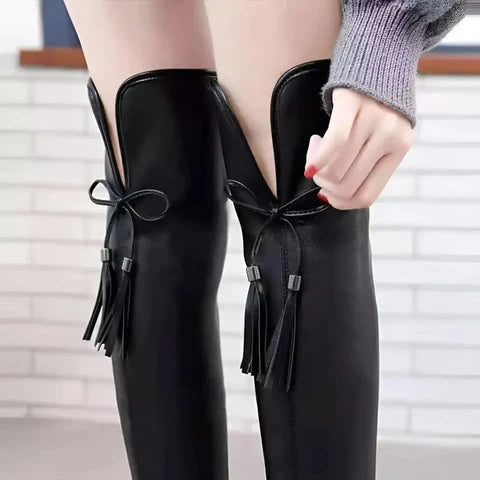 Women's Long Boot in Eco-Leather - Lady Conforty