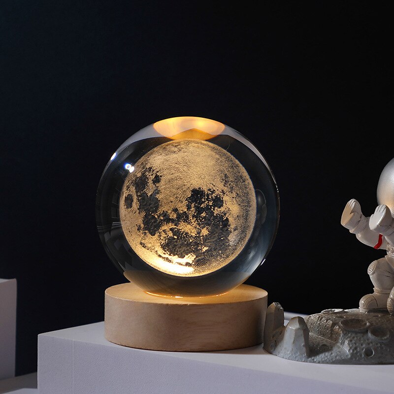 Lámpara decorativa espacial 3D - Brillo cósmico