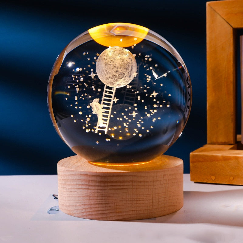 Lámpara decorativa espacial 3D - Brillo cósmico