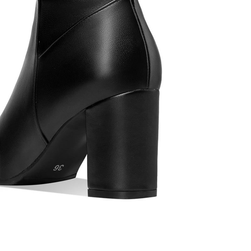 Women's Long Boot in Eco-Leather - Lady Conforty