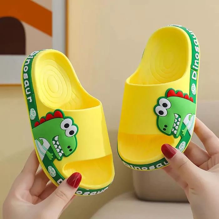 Pantuflas ortopédicas antideslizantes para niños - Dino Crocks