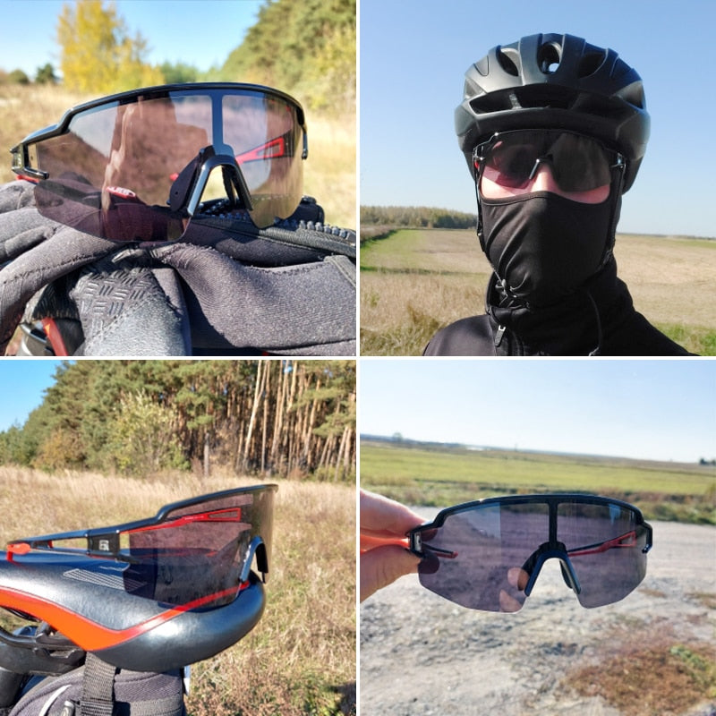 RockBros Men's/Women's UV400 Protection Cycling Glasses 