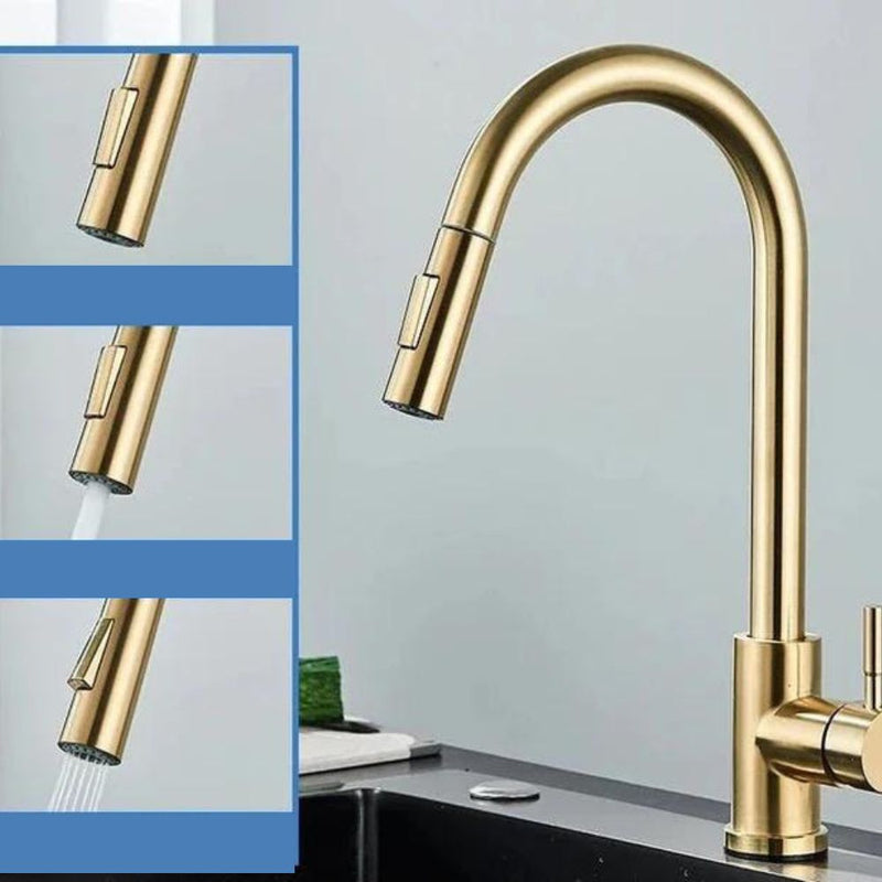 Gourmet Pull-Out Kitchen Sink Tap - EasySpray 