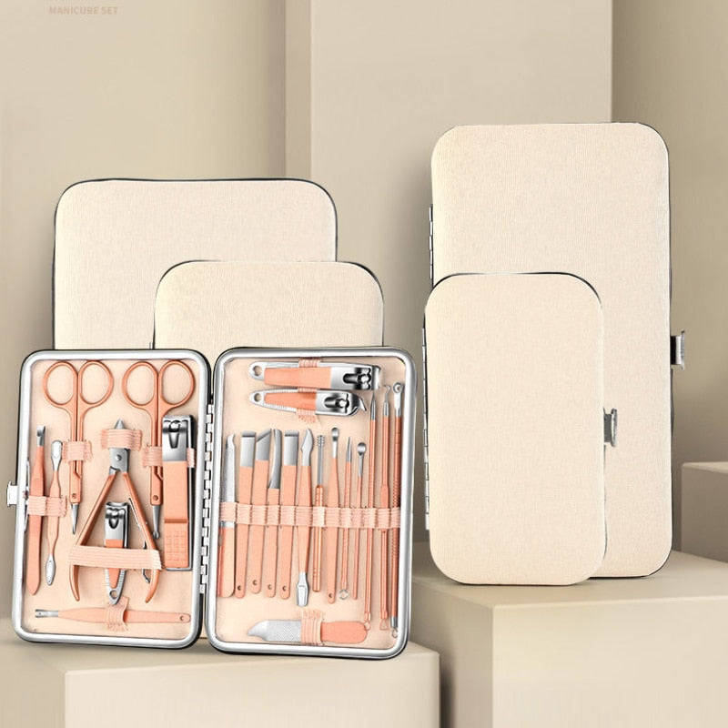 Complete Professional Manicure and Pedicure Kit