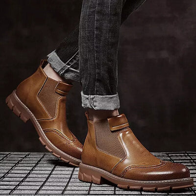Men's Classic Leather Boot - EliteCraft