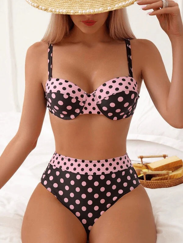 Women's High Waist Bikini Set - BeachCurve