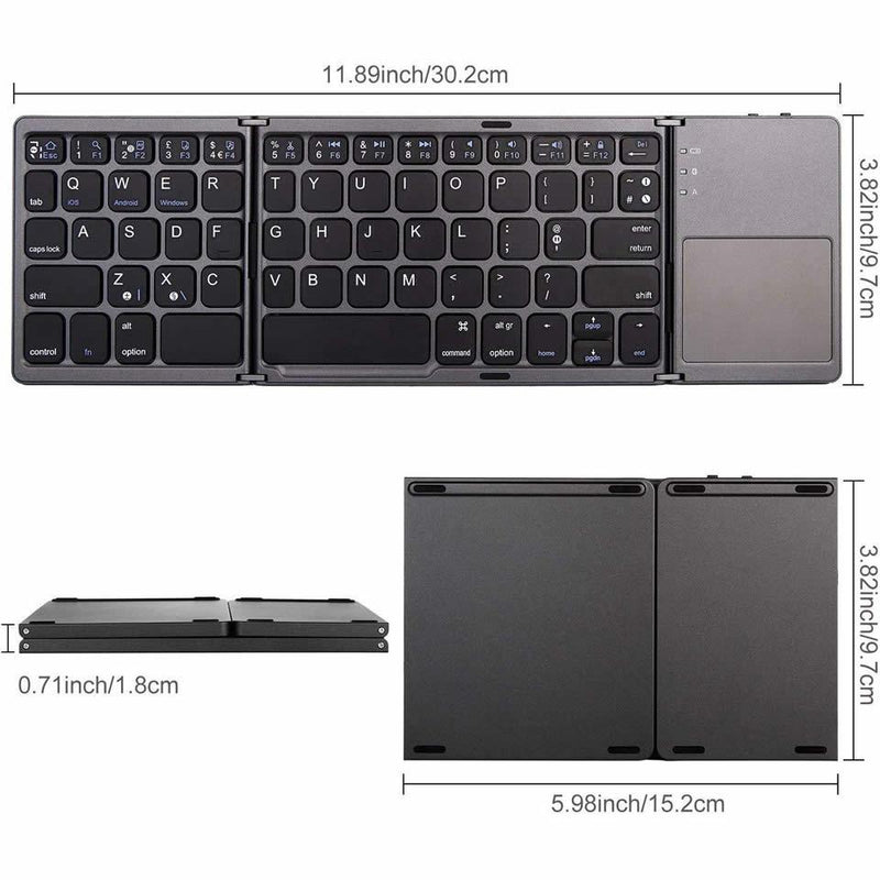 Rugged Foldable Keyboard for Mobile Productivity