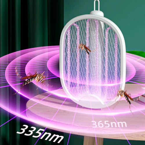 Rechargeable Electric Mosquito and Fly Killer Racket