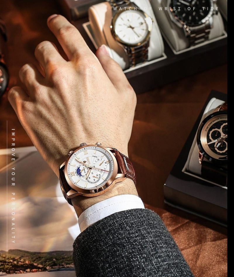Lige Model Quartz Men's Watch