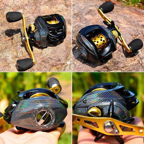 Professional Drag Fishing Reel 10Kg and 19 Bearings - Snake