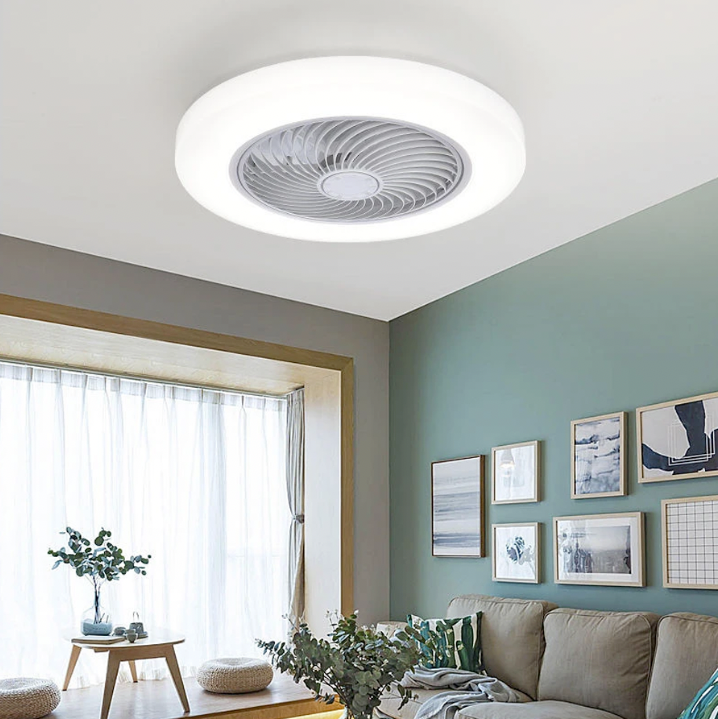 Ventilador de techo con luces LED integradas