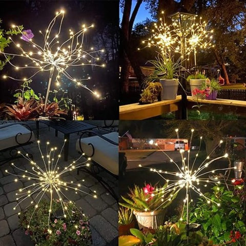 Solar Led Garden Fireworks Light