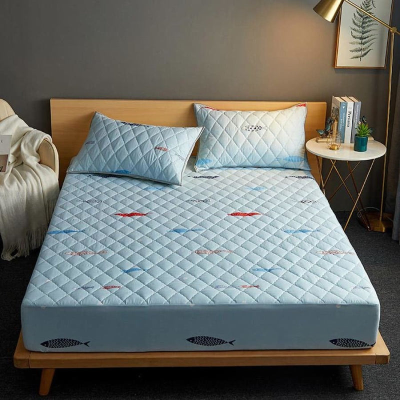 Waterproof Quilted Mattress Protector Cover - SoftGuard