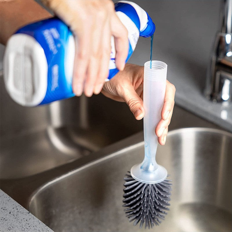 Toilet Cleaning Brush with Refillable Dispenser - SmartClean