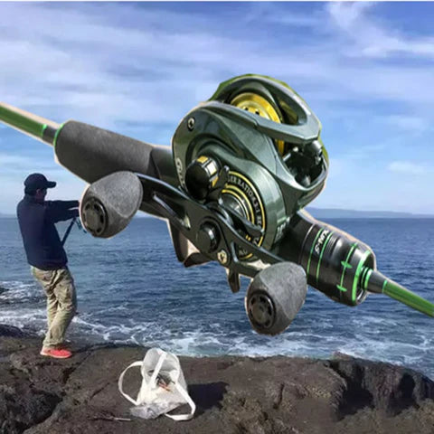 Anti-Hair Fishing Reel 14 Bearings - Titan Pro