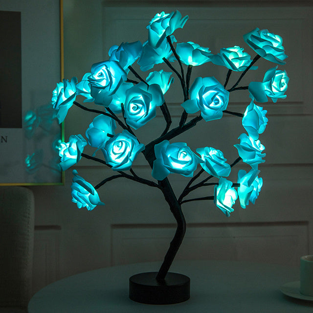 ForeverGlow Eternal Rose Tree Lamp