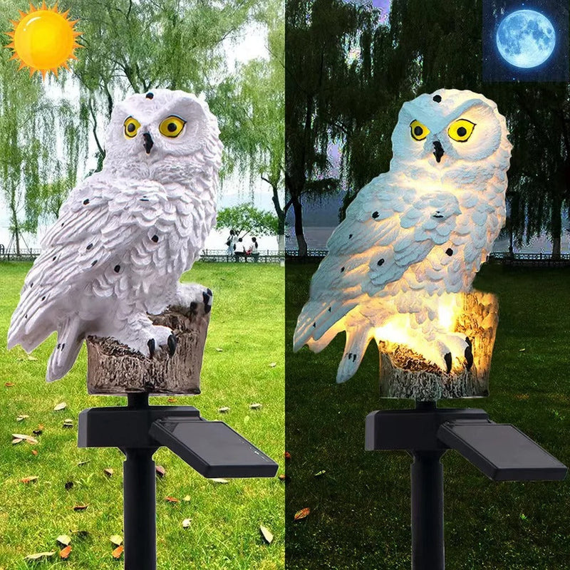 Waterproof Owl Solar Led Garden Light