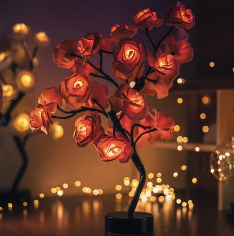 ForeverGlow Eternal Rose Tree Lamp