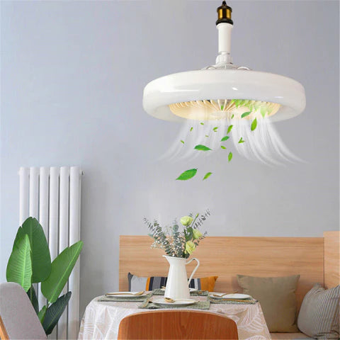 Ventilador de techo con luces LED integradas