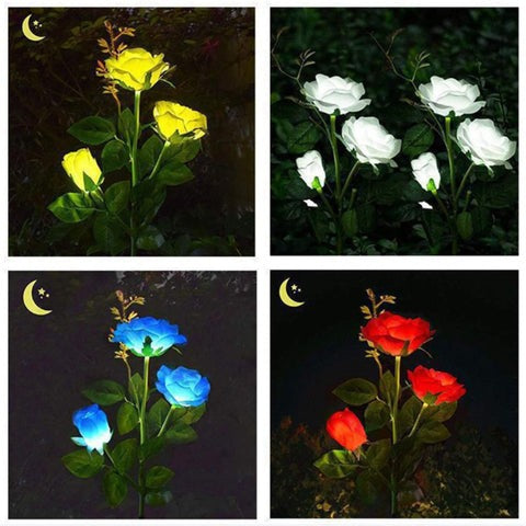 Waterproof Solar Rose Garden Light