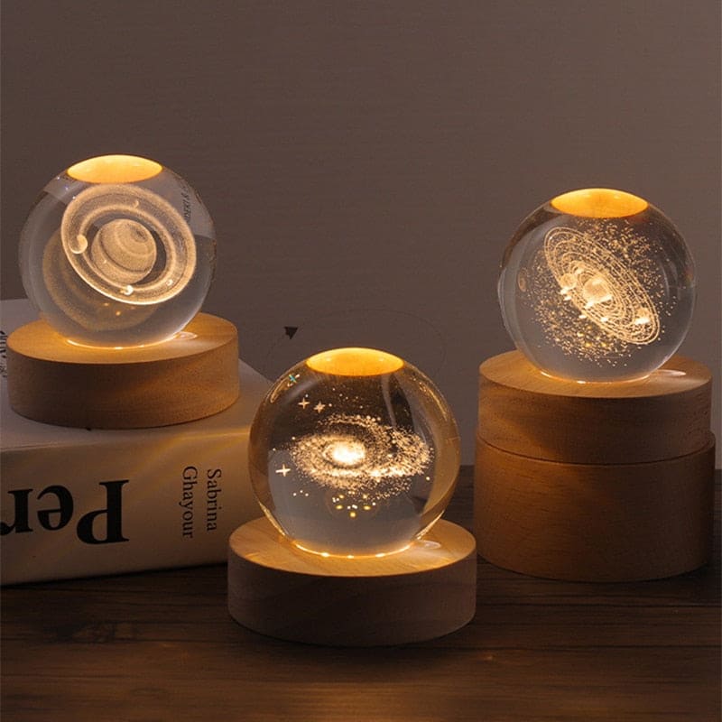 Lámpara decorativa espacial 3D - Brillo cósmico
