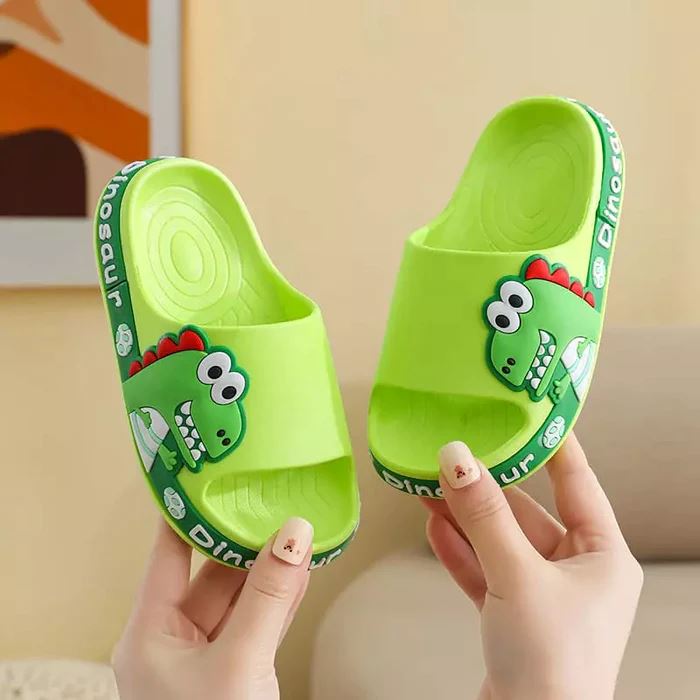 Pantuflas ortopédicas antideslizantes para niños - Dino Crocks