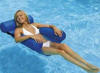 Silla flotante inflable para piscina - FloatEase