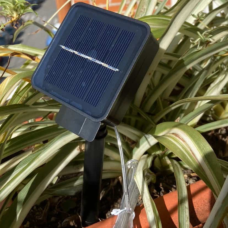 Solar Christmas String Lights with 8 Lighting Modes - Installation in 1 minute