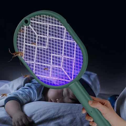 Electric Mosquito Killer Racket with Ultraviolet LED
