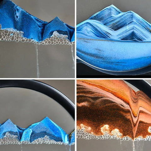 3D Quicksand Hourglass Decoration