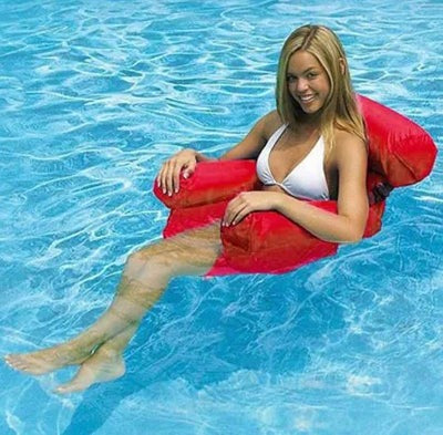 Silla flotante inflable para piscina - FloatEase