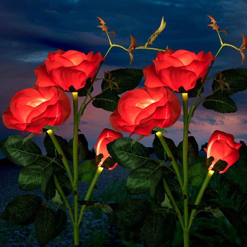 Waterproof Solar Rose Garden Light