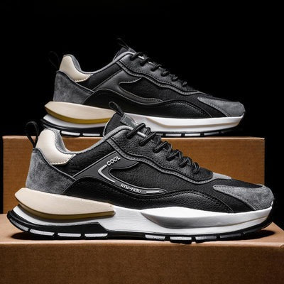 Zapatillas deportivas de plataforma antideslizantes para hombre - GripMax