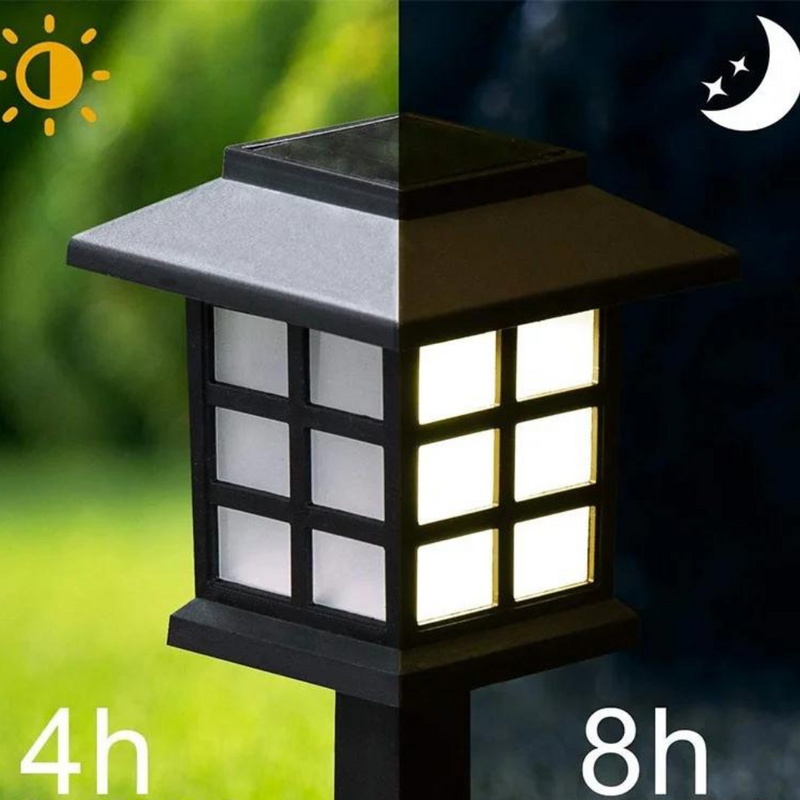 Waterproof Solar Led Oriental Garden Lamp
