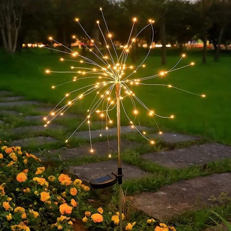 Solar Led Garden Fireworks Light