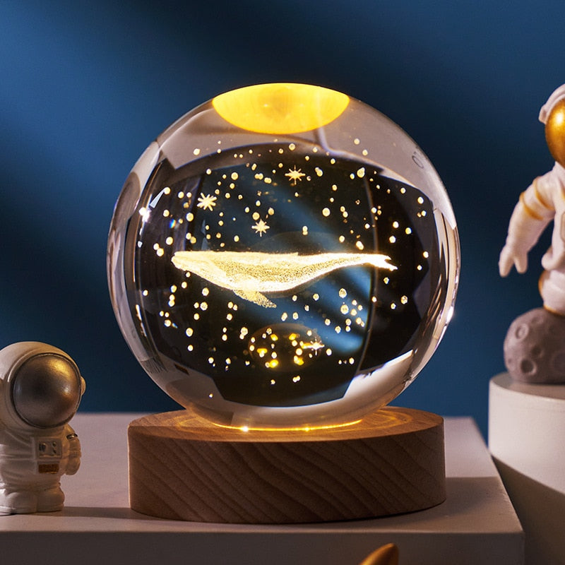 Lámpara decorativa espacial 3D - Brillo cósmico