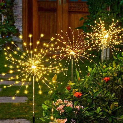 Solar Led Garden Fireworks Light