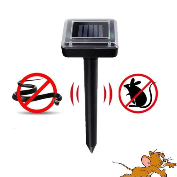 Repelente solar ultrasónico de plagas, resistente al agua las 24 horas