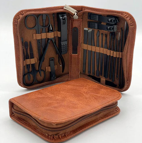 Professional Stainless Steel Men's Manicure Kit