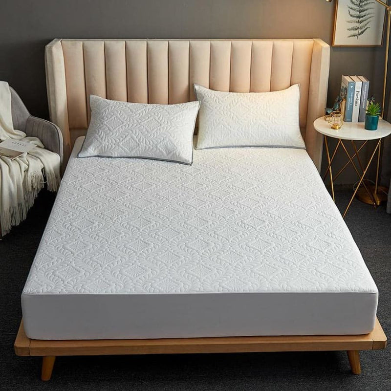 Waterproof Quilted Mattress Protector Cover - SoftGuard
