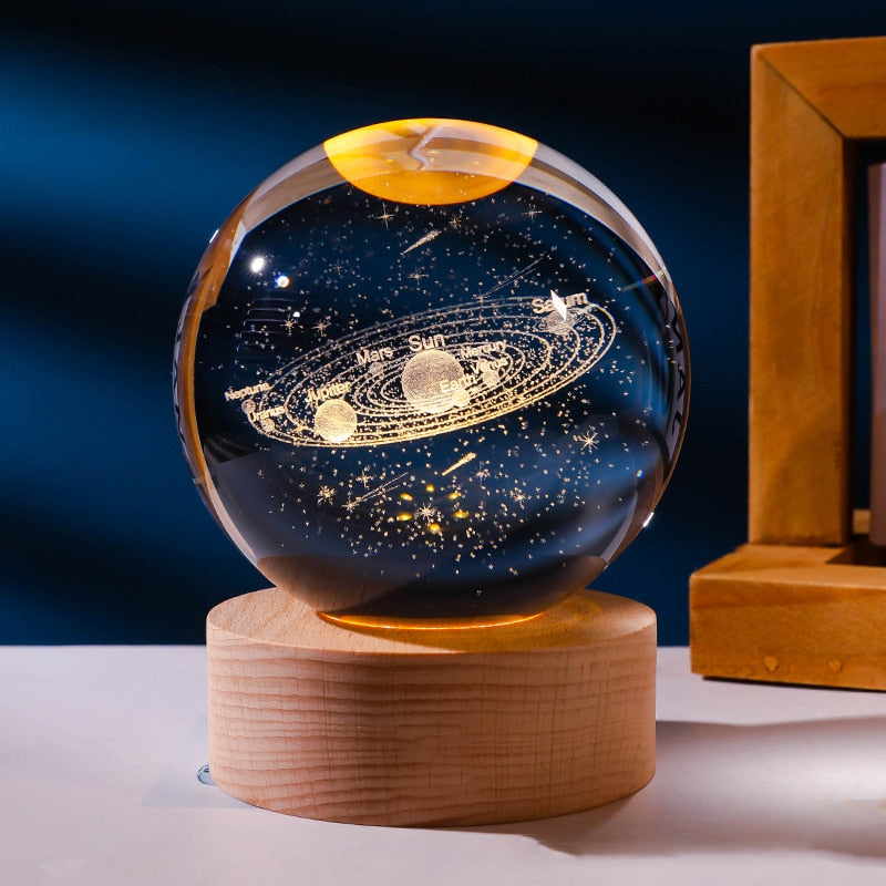 Lámpara decorativa espacial 3D - Brillo cósmico