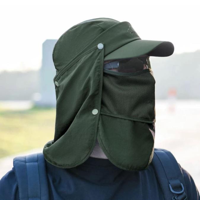 4 in 1 UV Protection Fishing Cap
