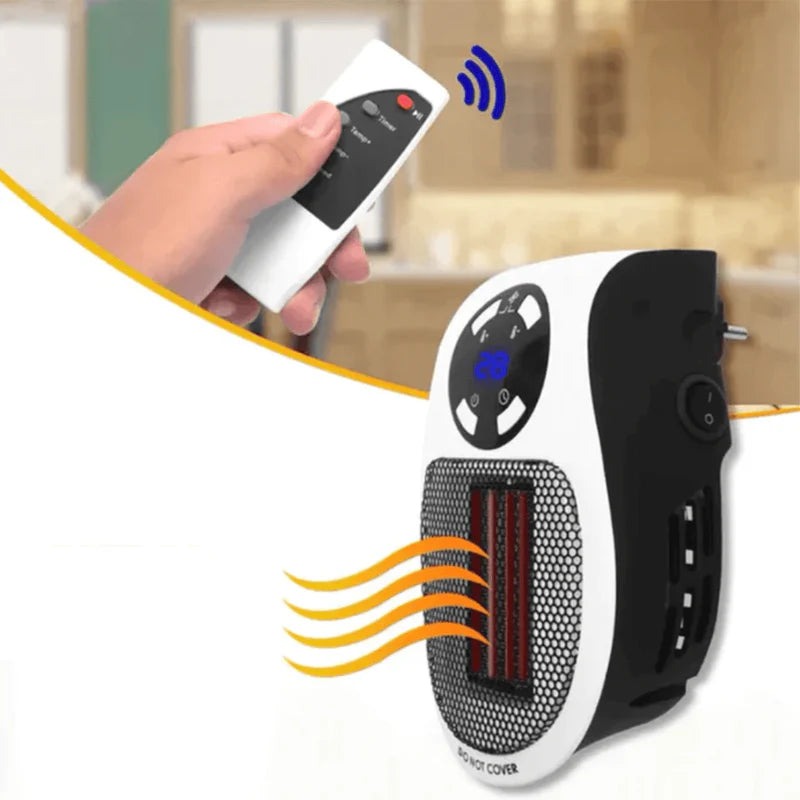 Portable Electric Heater for Plug-in with Remote Control - WarmEase